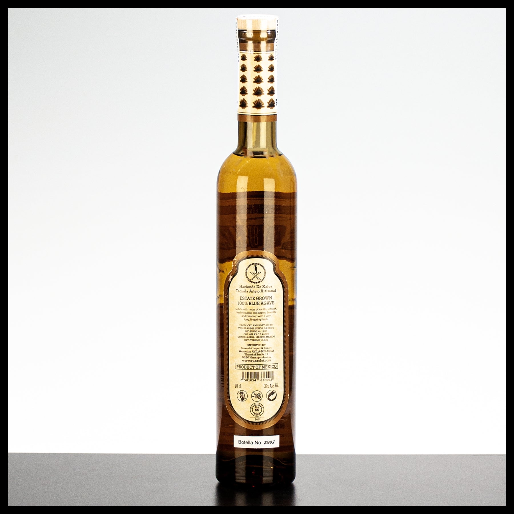 Xalpa Tequila Anejo 0,7L - 38% Vol. - Trinklusiv